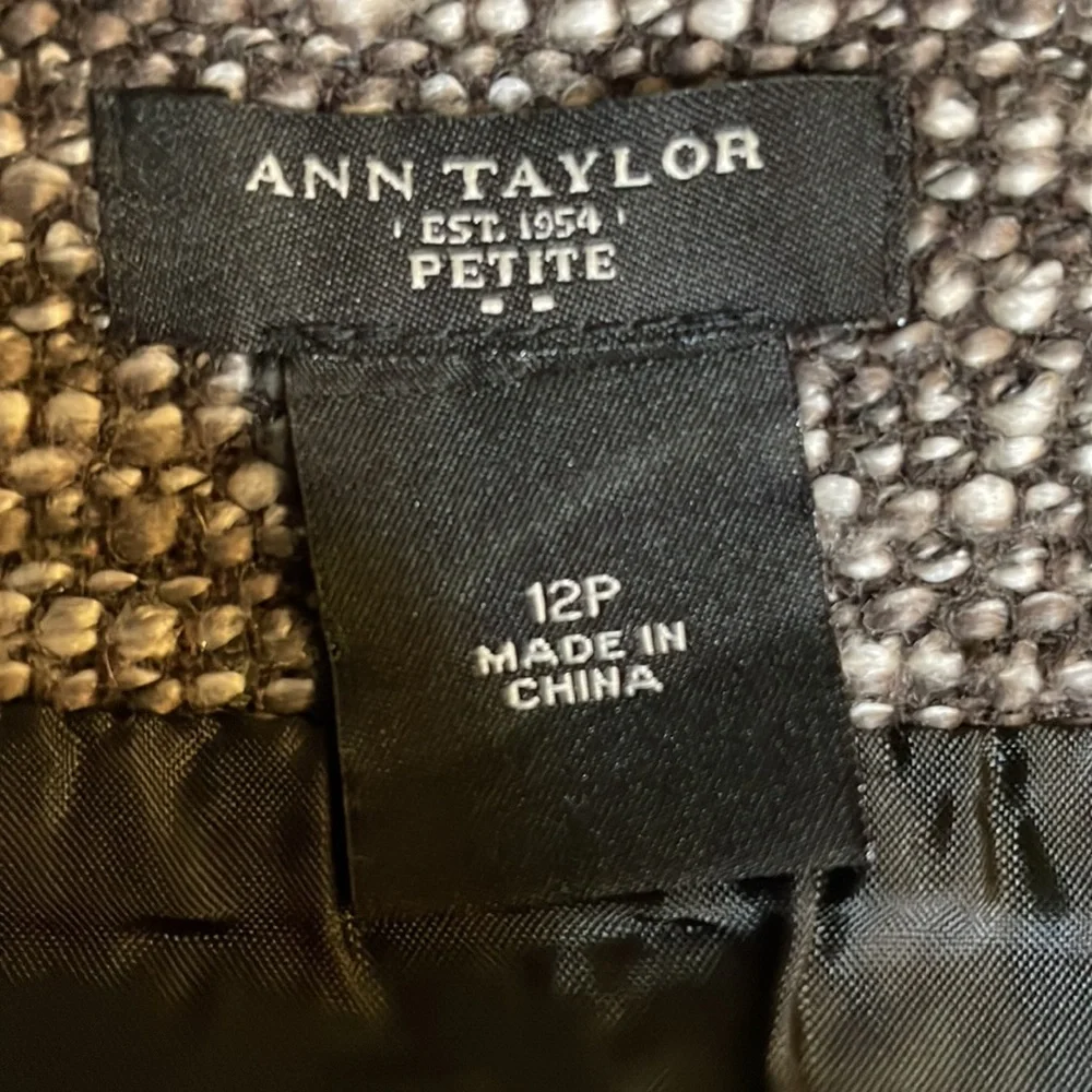 Ann Taylor Size 12 Petite Wool Skirt - Picture 4 of 5